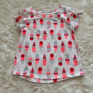 Girls 2T New Ice Cream T-Shirt